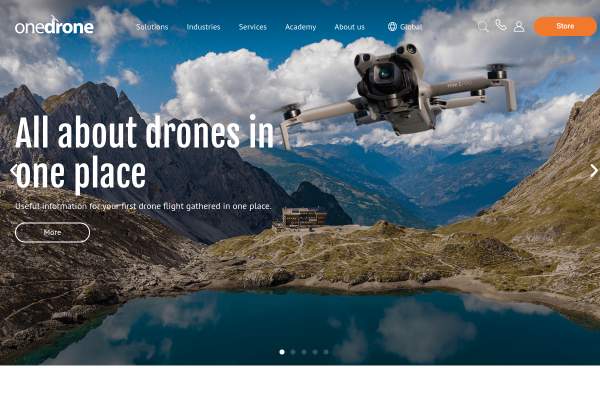 OneDrone website screenshot